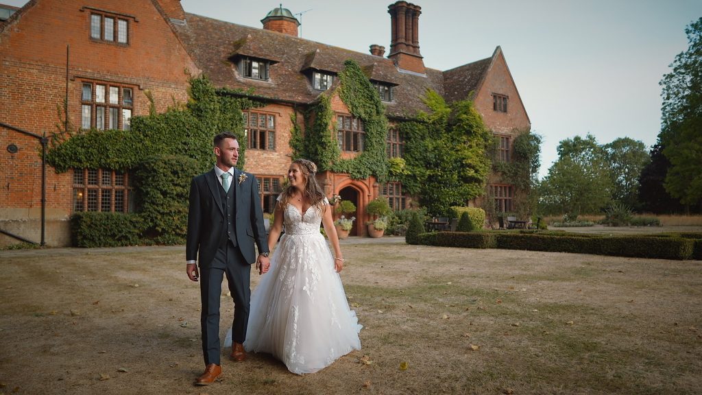 Suffolk wedding videographer Woodhall manor